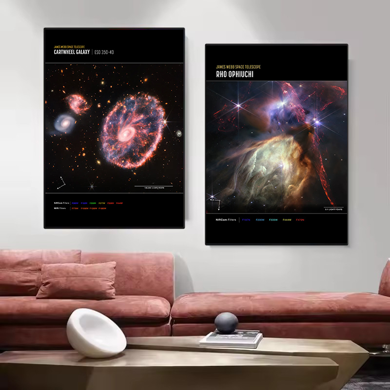 ジェームズウェッブ望遠鏡宇宙写真宇宙銀河カニ星雲ポスターキャ - Star Map Poster のレビューと価格