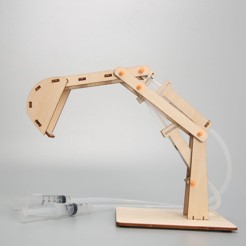 DIY油圧ショベル模型、子供向け科学技術おもちゃ、教育用科学 - Science Project Kit のレビューと価格