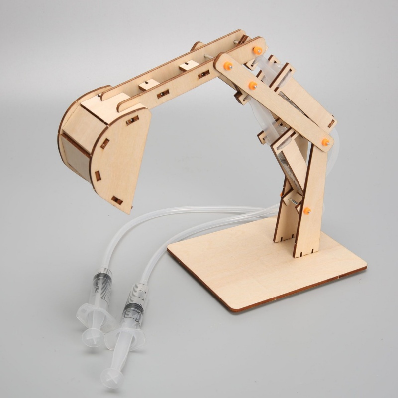 DIY油圧ショベル模型、子供向け科学技術おもちゃ、教育用科学 - Science Project Kit のレビューと価格